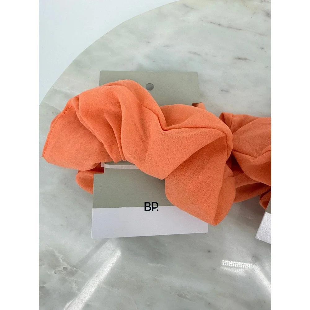 BP. Scrunchies Set of 2 Coral Orange Hair Ties Nordstrom